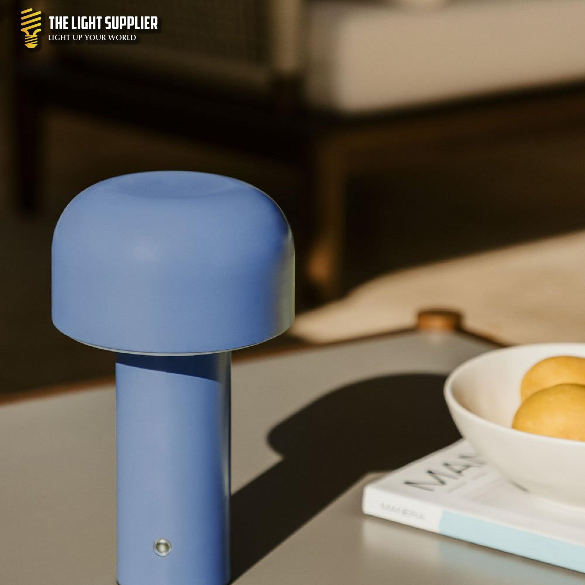 Loentia Kabellose Led-Tischlampe aus Metall