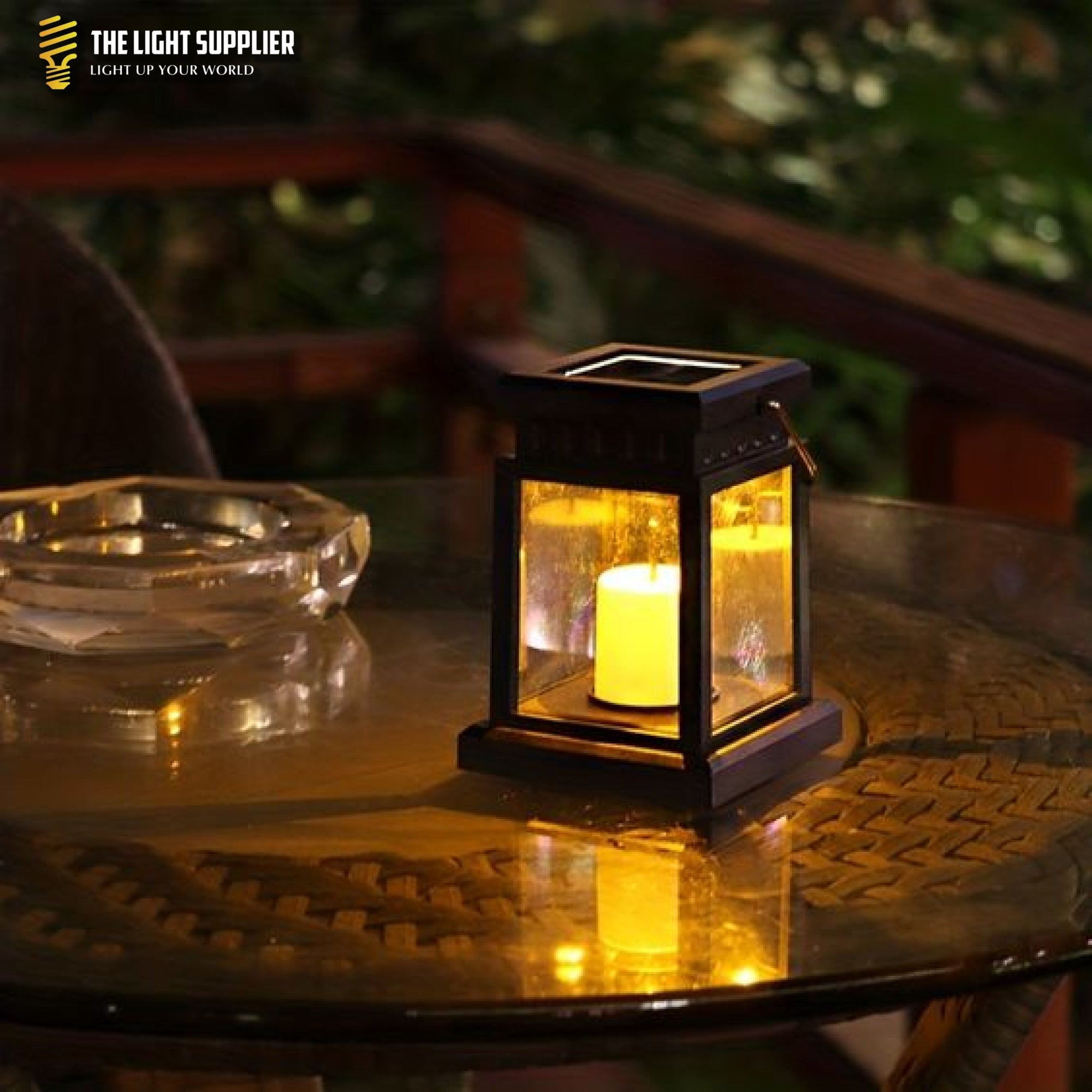 Brillianceglow | Retro & Elegante Solcellelampe Til Haven Lampen