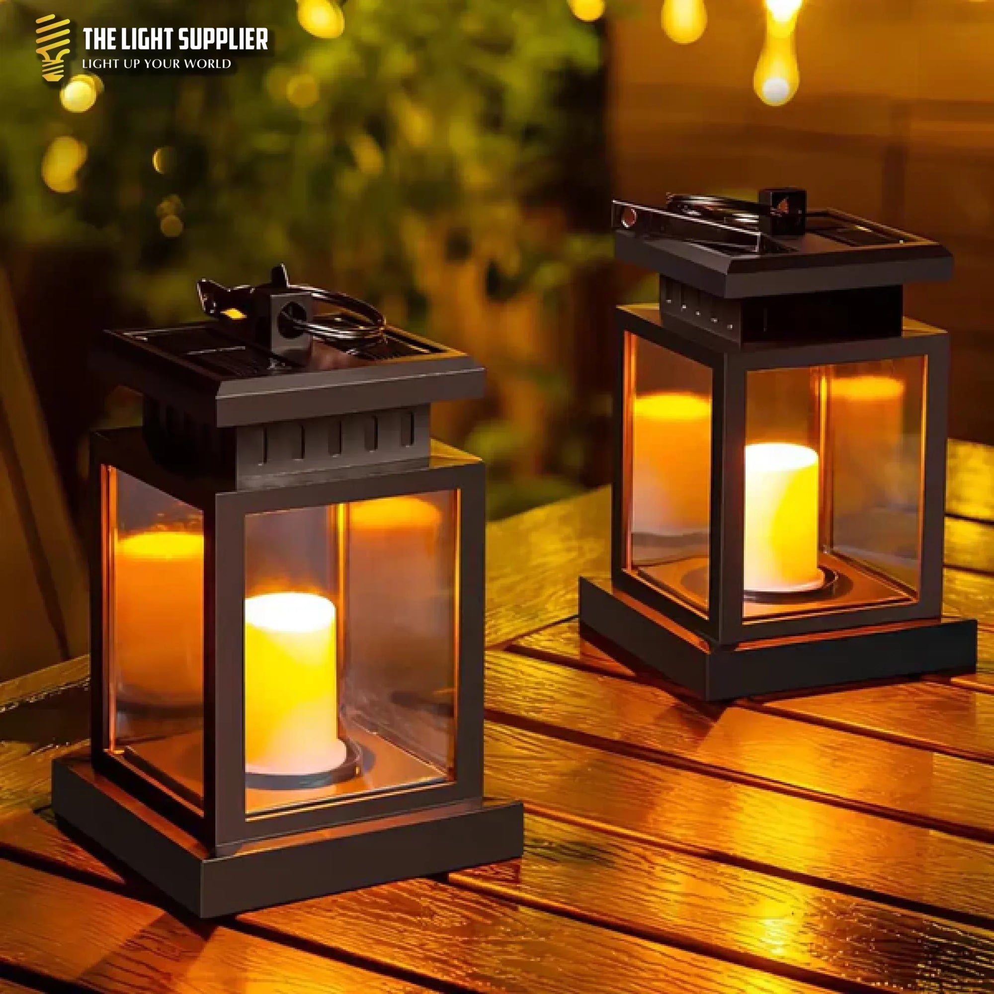 Brillianceglow | Retro & Elegante Solcellelampe Til Haven Lampen