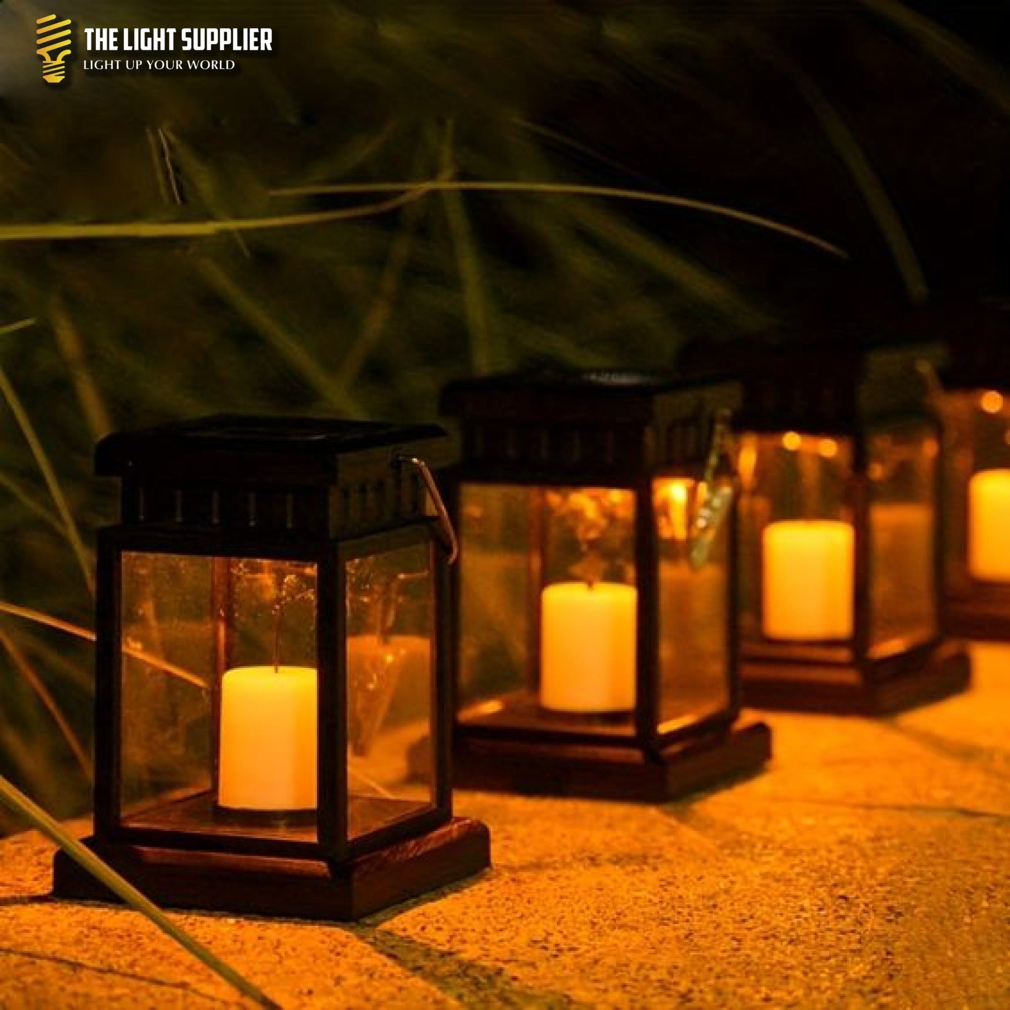 Brillianceglow | Retro &amp; Elegante Solcellelampe Til Haven Lampen