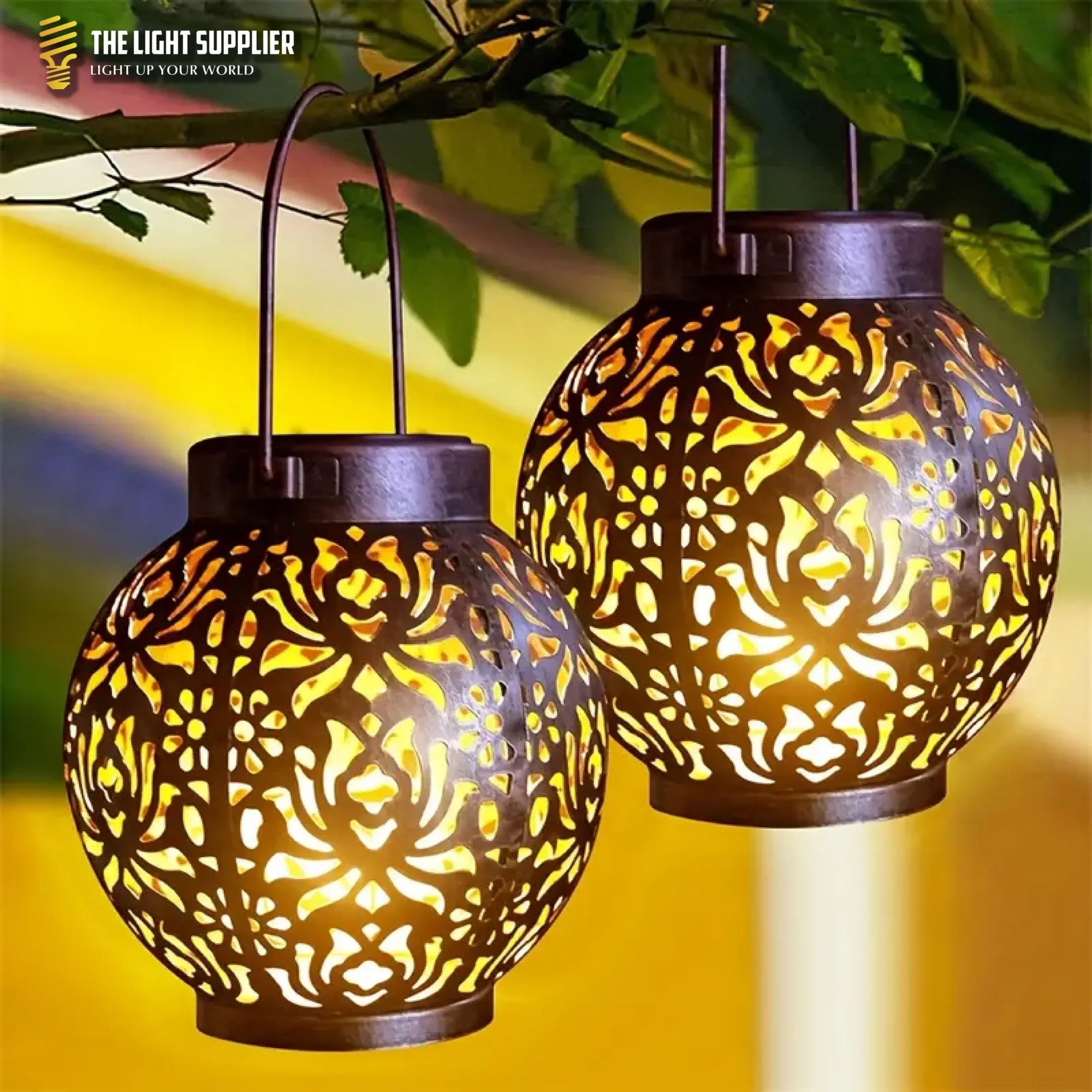 Lunalush™ | Retro & Elegant Solcelledrevet haben Lanterne-Lampen