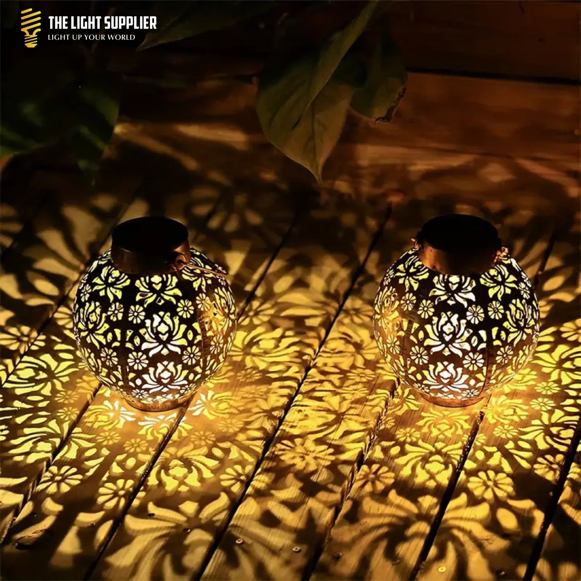 Lunalush™ | Retro &amp; Elegant Solcelledrevet haben Lanterne-Lampen